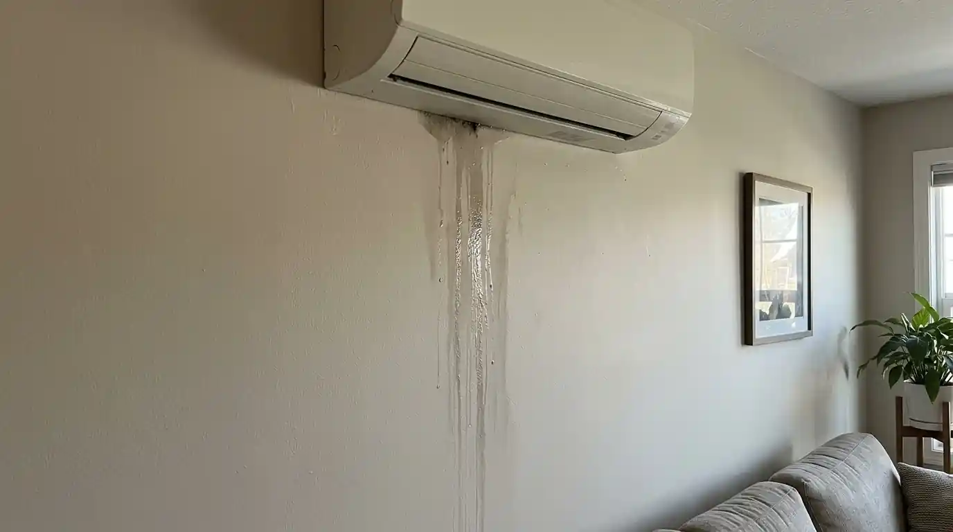 Clearing a clogged mini-split drain line